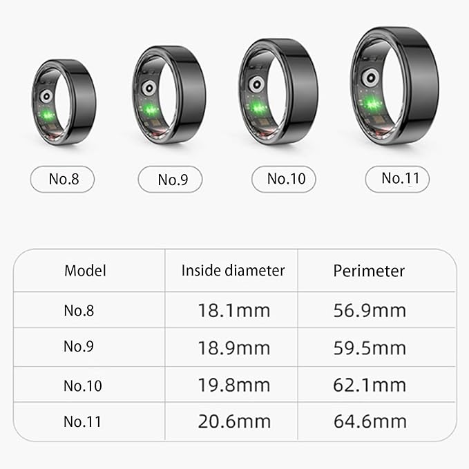 Anillo inteligente tipo Oura